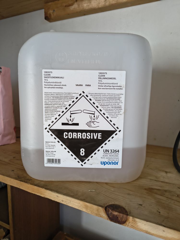 Uponor CLEAN fällningsmedel 15 liter